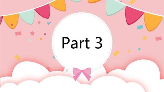 霓虹灯生日快乐儿童生日派对封面PPT模板6