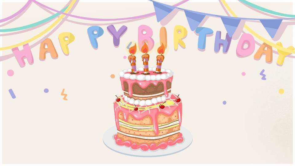 漂浮气球致童年儿童生日成长相册PPT模板1