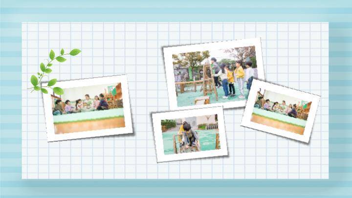 水彩手写糖果儿童生日纪念相册PPT模板5