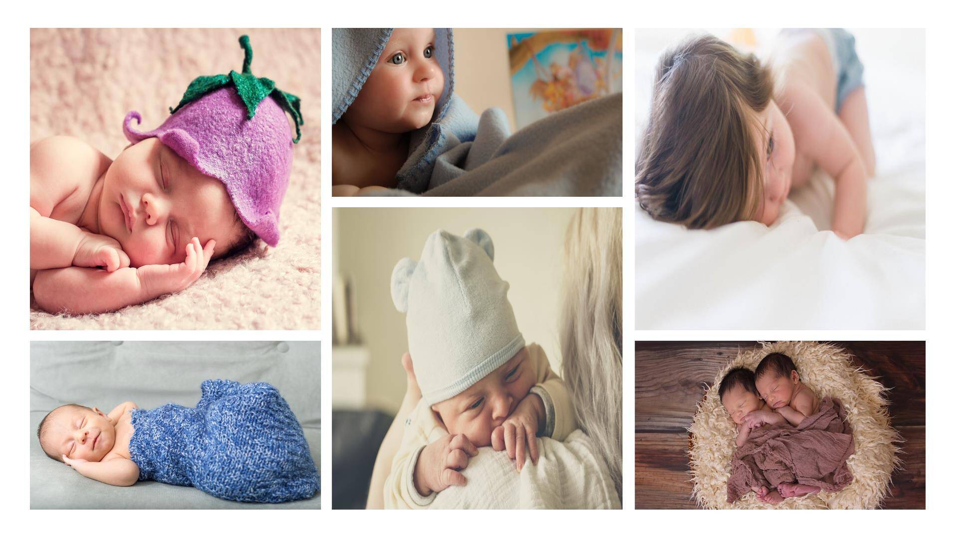 藤蔓环绕手绘生日满月相册PPT模板4