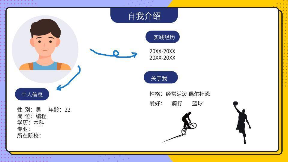 活力代码求职毕业生编程岗位介绍PPT模板0