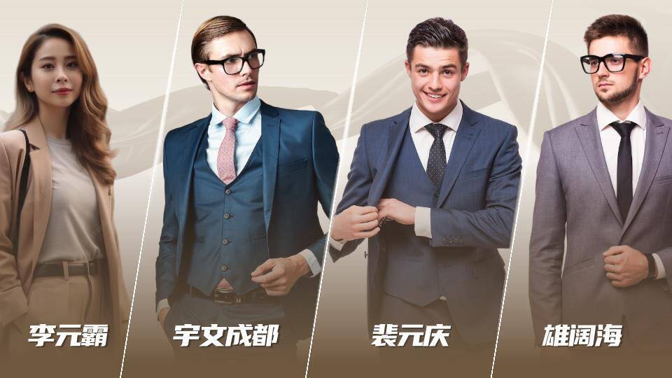 暖棕质感董事长金融精英介绍PPT模板9