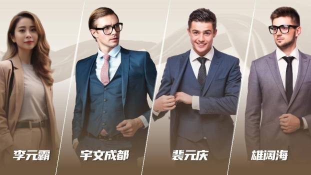 暖棕质感董事长金融精英介绍PPT模板9