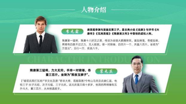 绿境新生商务精英简约介绍PPT模板4