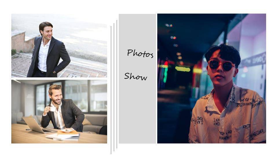 光影诗篇演员个人形象介绍PPT模板4