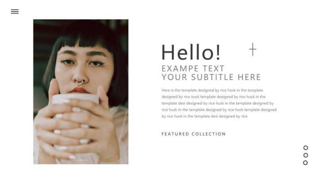 森系时光文艺青年个人介绍PPT模板3