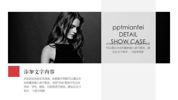 红白映画通用个人介绍模板PPT模板3