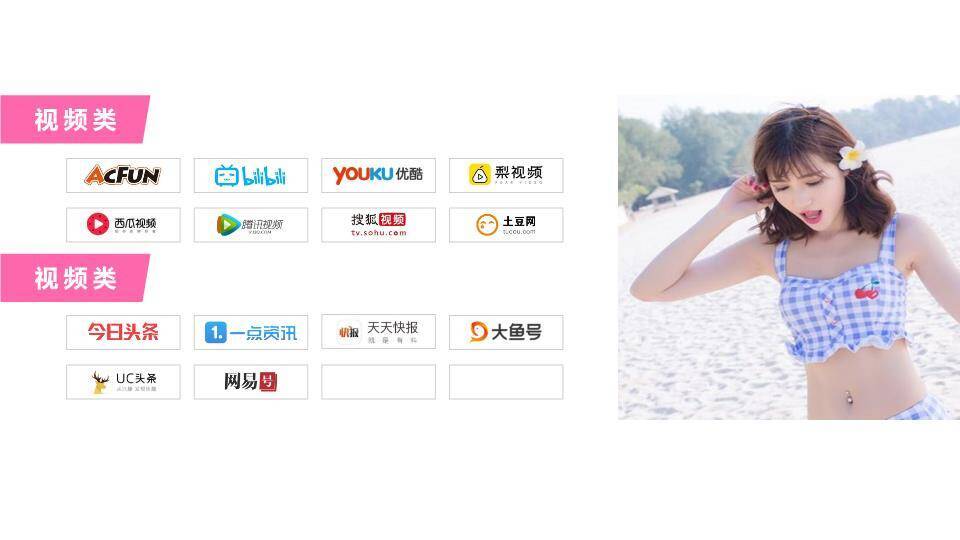 色块跃动自媒体达人活力介绍PPT模板5