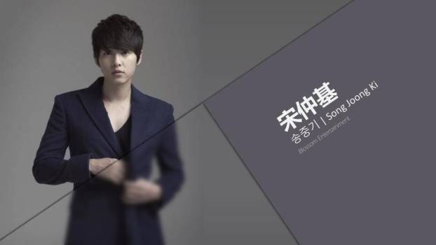 虚焦对角线演员电影感介绍PPT模板0