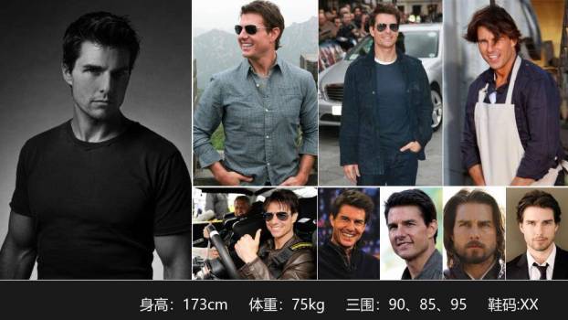 极致面容明星硬核介绍PPT模板3