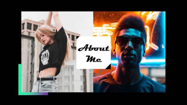 未来声场主持人科技感介绍PPT模板1