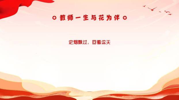 红绸金城师德师风演讲比赛PPT模板7