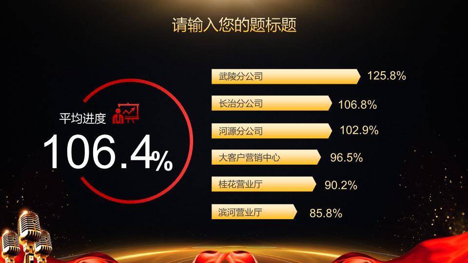 黑金螺旋音响员工演讲晚会PPT模板8