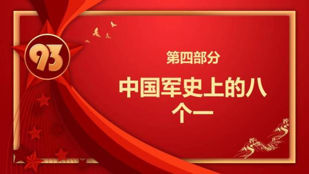八一建军节军魂军史PPT模板7