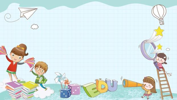 彩色卡通风格教育PPT背景图片0