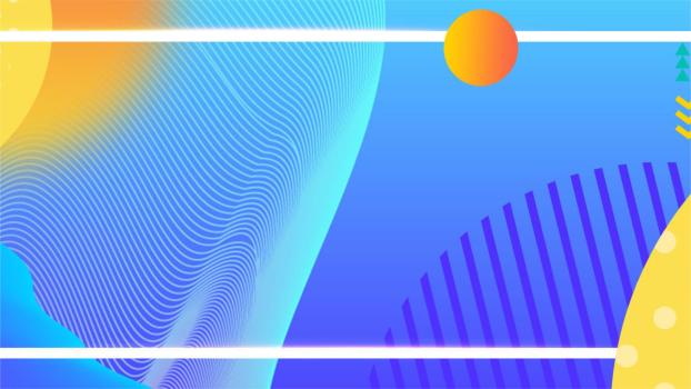 蓝色创意几何PPT背景图片0