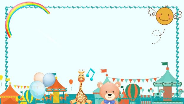 彩色卡通风格校园出行PPT背景图片0