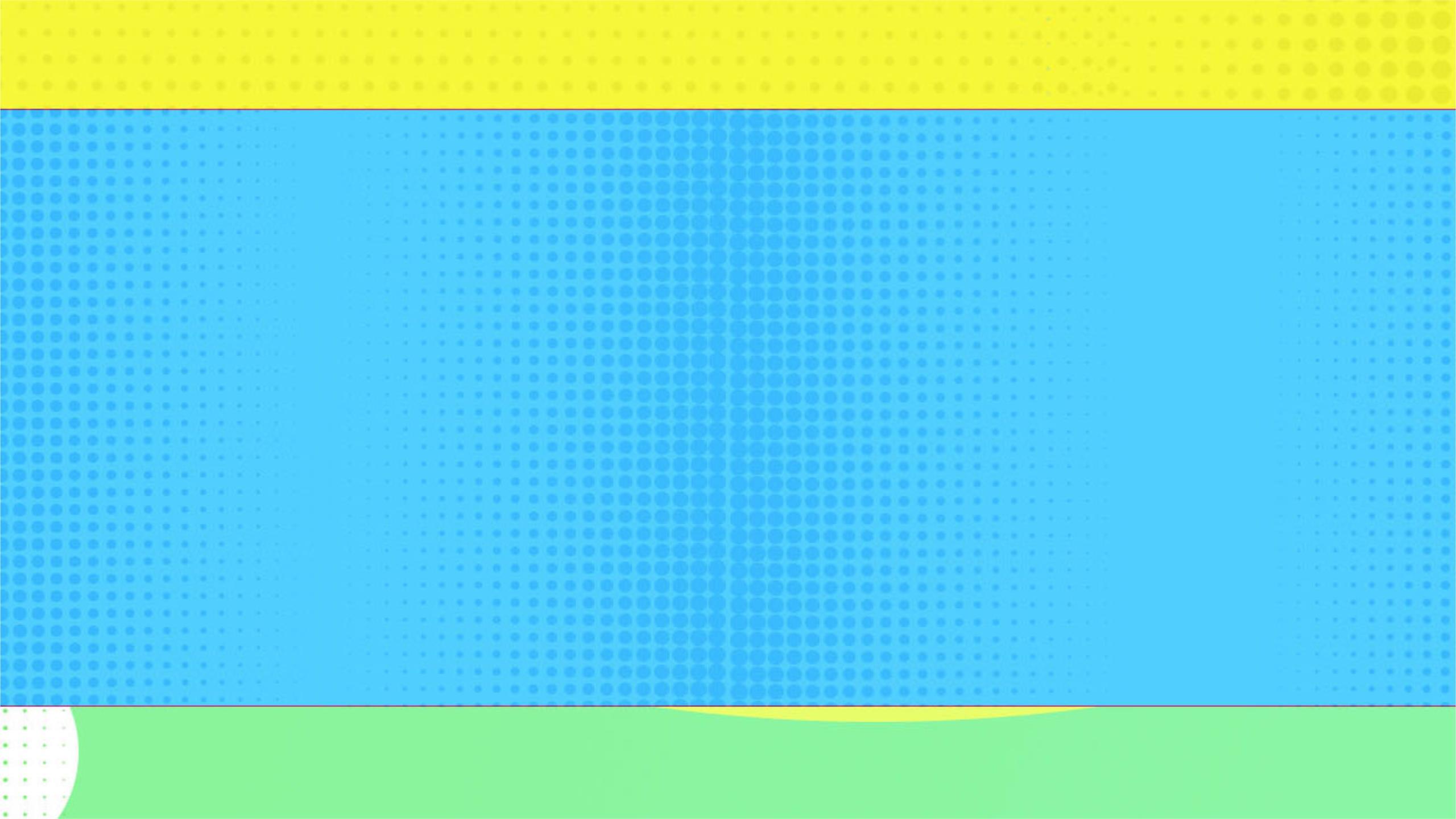 蓝色孟菲斯风点阵PPT背景图片0