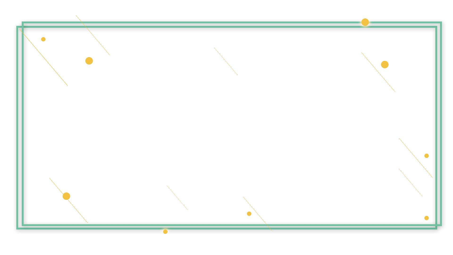 绿色简约风线条点状PPT背景图片0