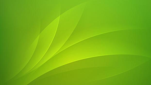 清新绿意流动背景PPT图片0