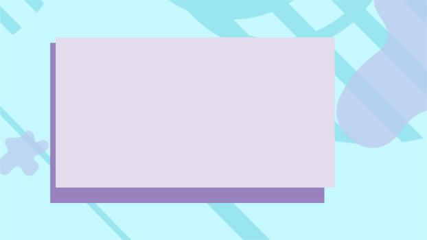 蓝色卡通风格拼图教育PPT背景0