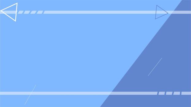 蓝色简约风格几何线条PPT背景0