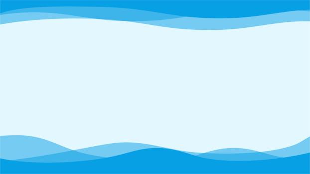 蓝色简约波浪渐变PPT背景0