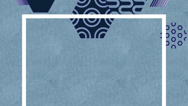 蓝色几何风格抽象图案PPT背景0