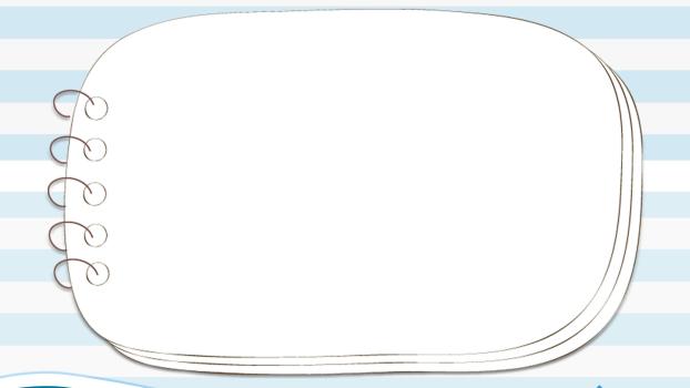 蓝色手绘风格笔记本PPT背景0