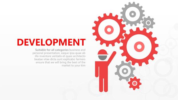 30套简约红色数据分析PPT图表3