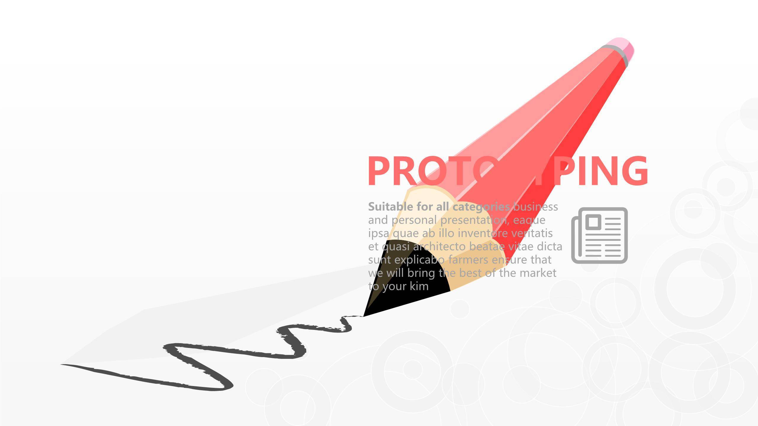 30套简约红色数据分析PPT图表5