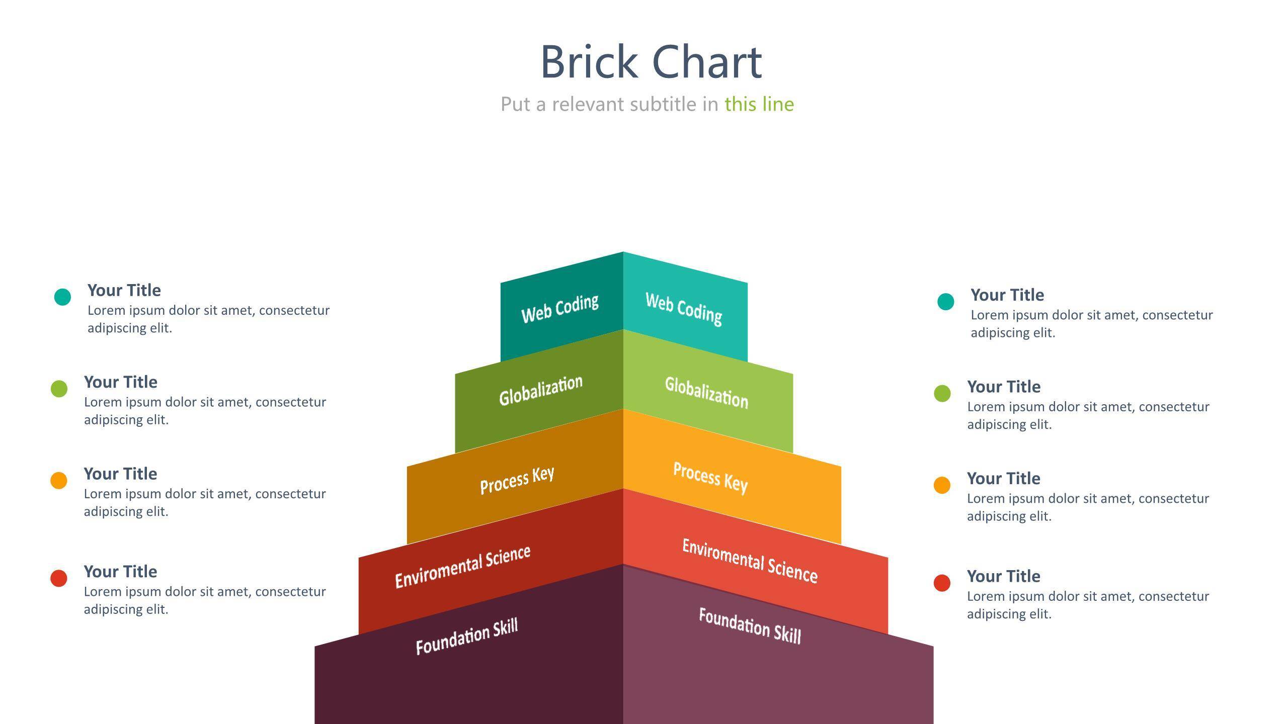 并列PPT图表模板8