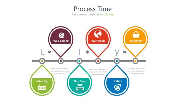 并列PPT图表模板4