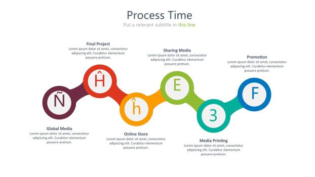 并列PPT图表模板5