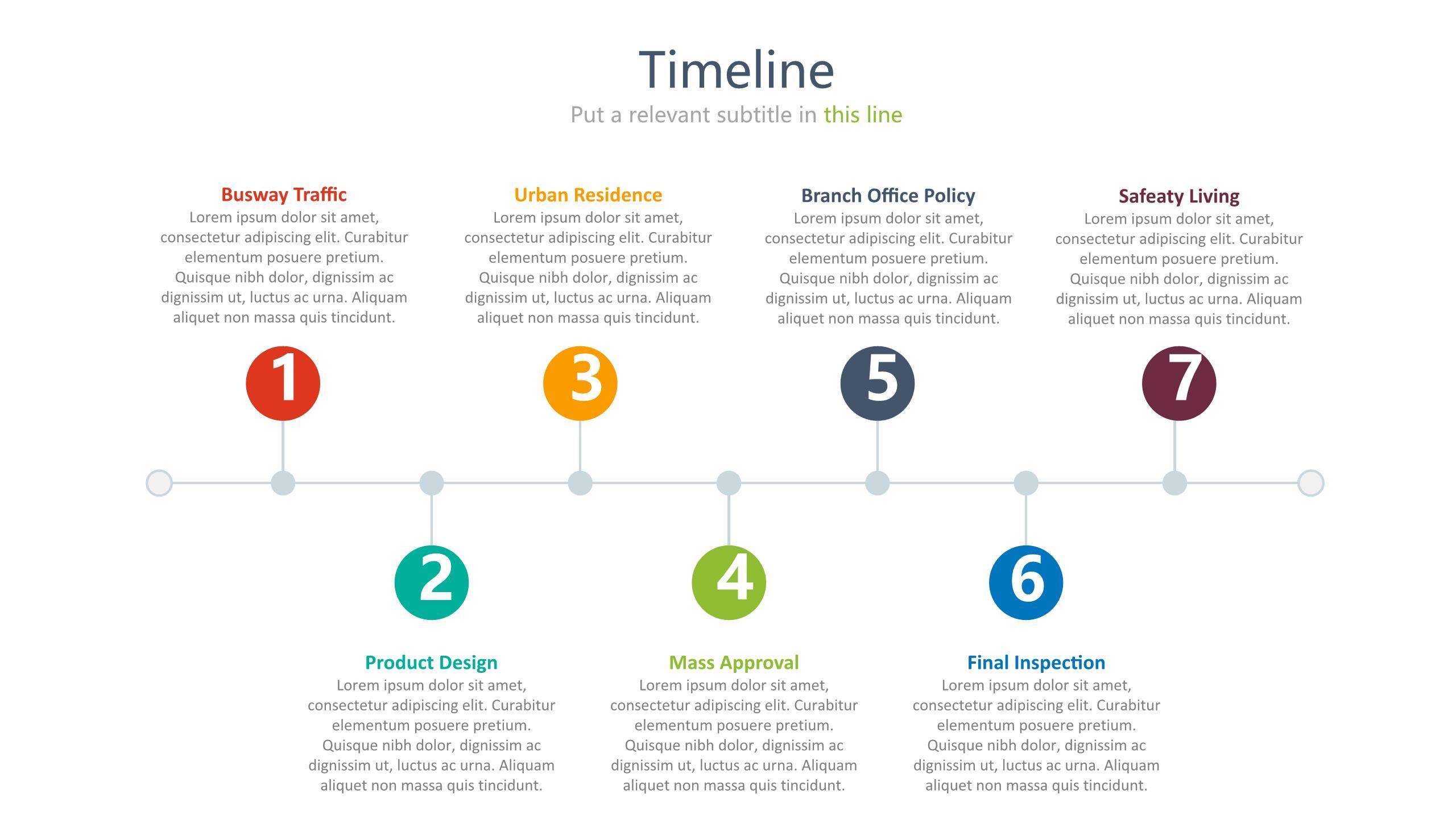 并列PPT图表模板6