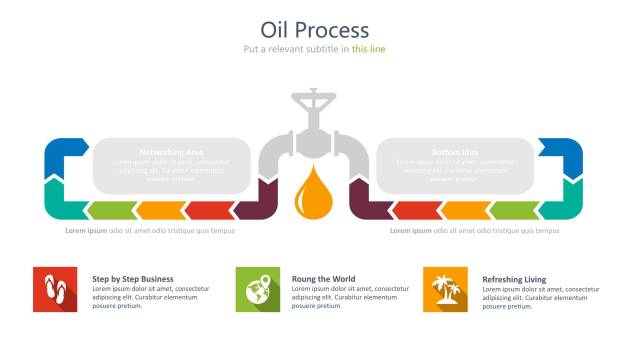 并列PPT图表模板7
