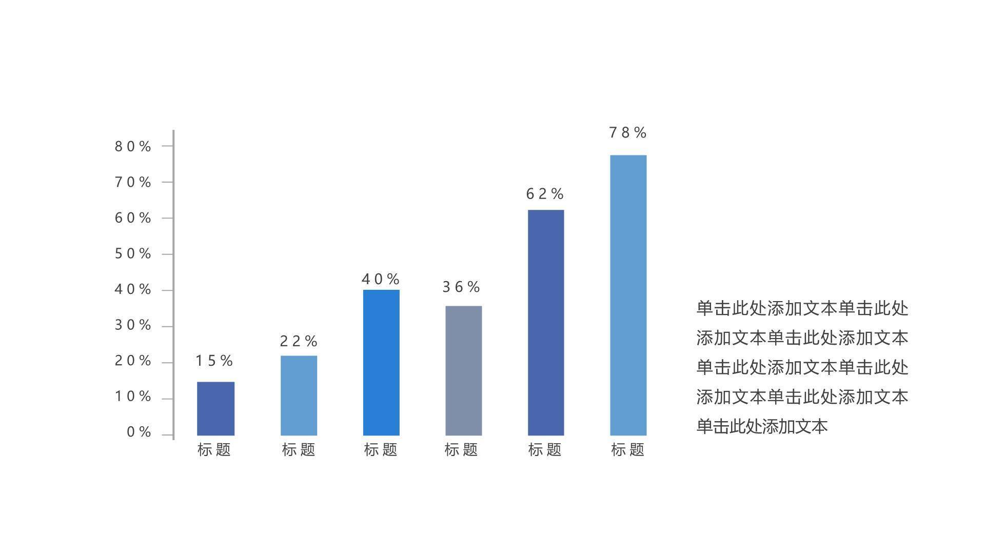 彩色简约汇报数据PPT图表集合8