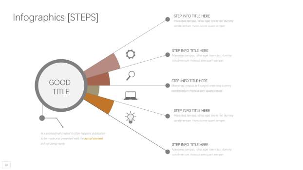 动态黄橙色商务PPT图表模板1