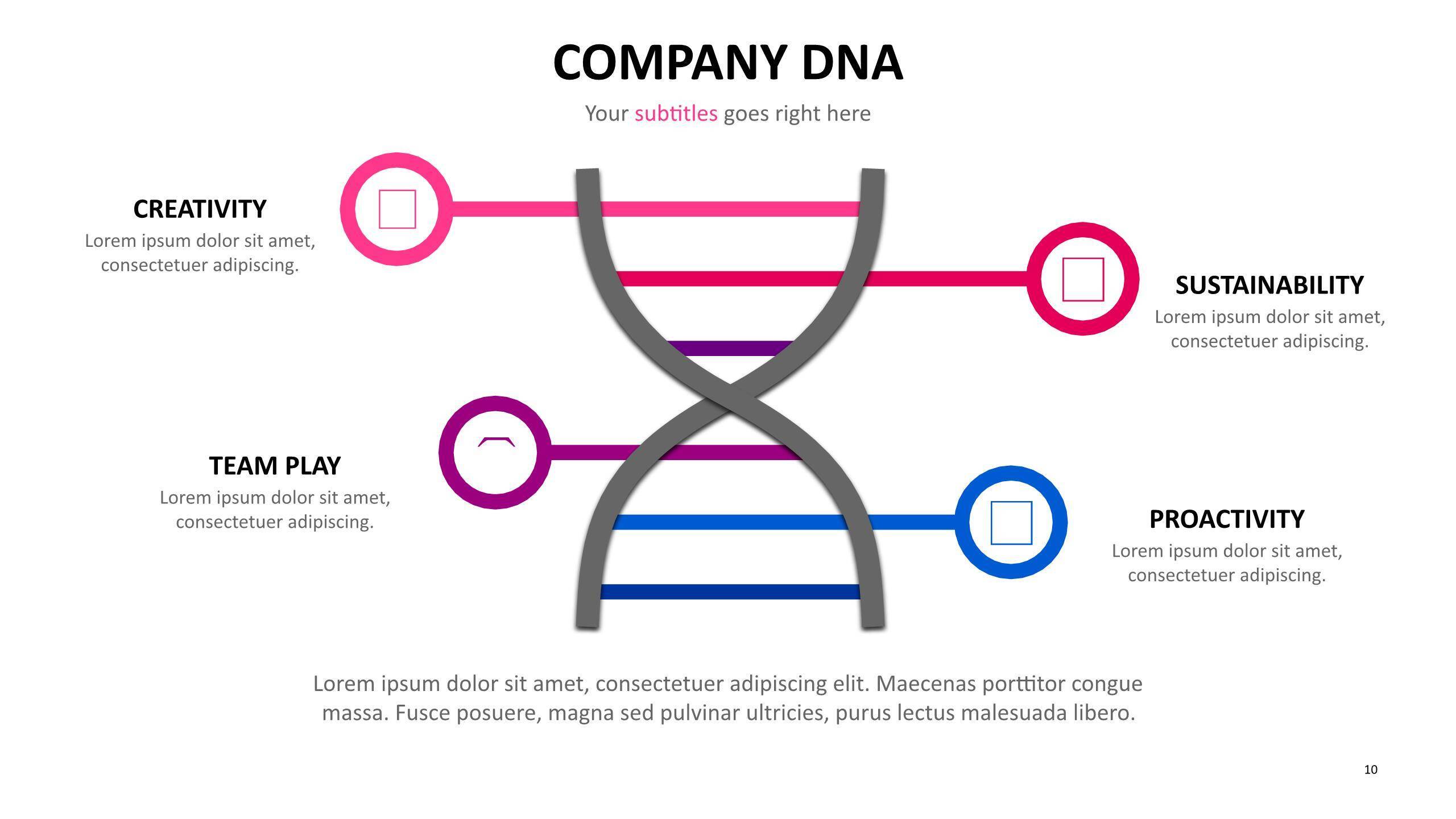 红色调图表PPT图表模板1