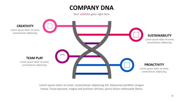 红色调图表PPT图表模板1