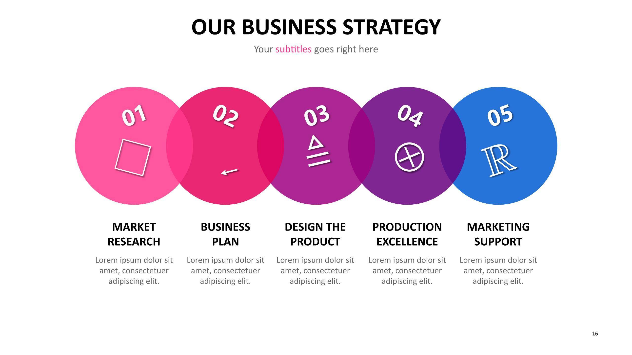 红色调图表PPT图表模板7