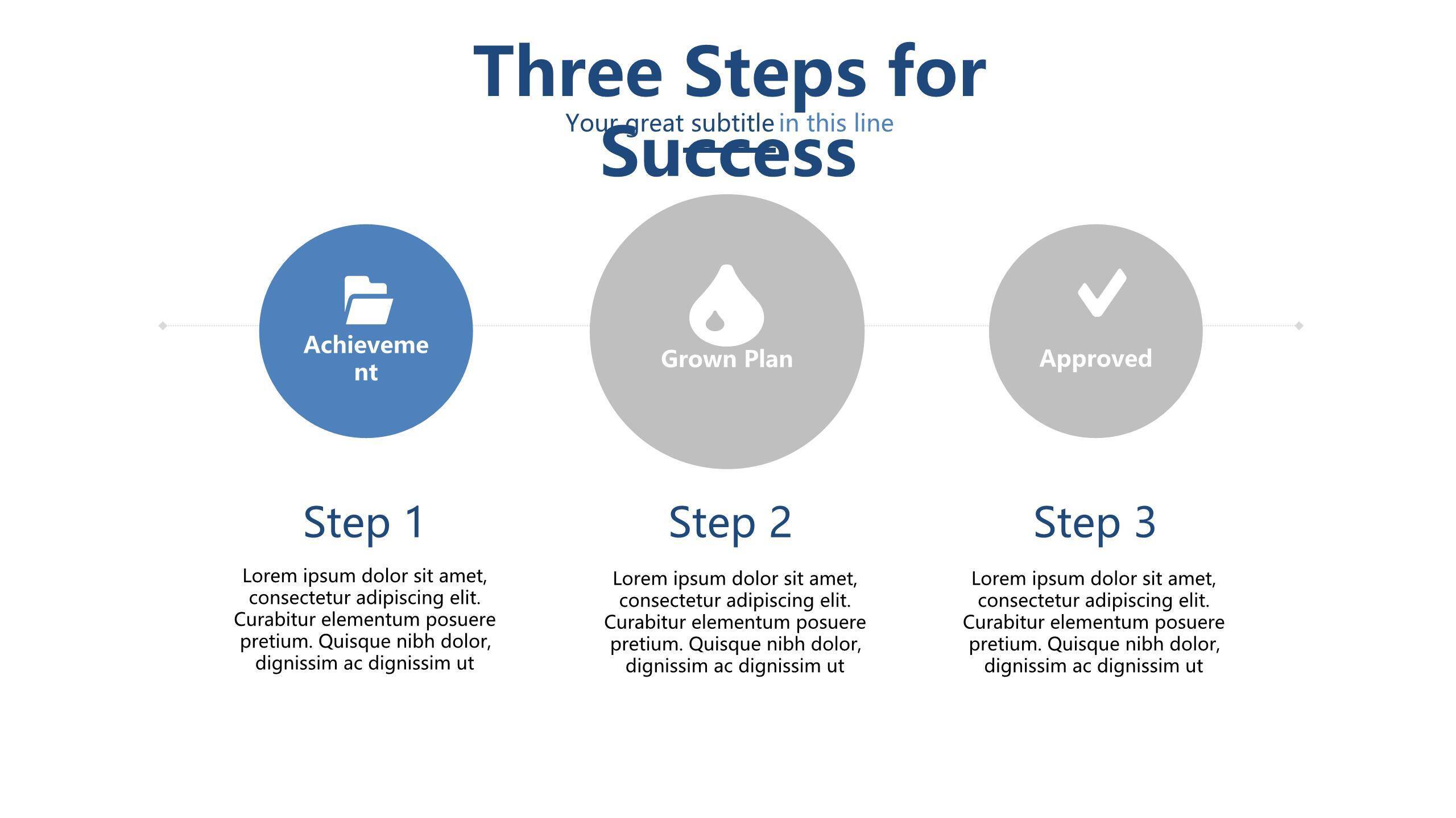 灰蓝色商务数据PPT图表模板8