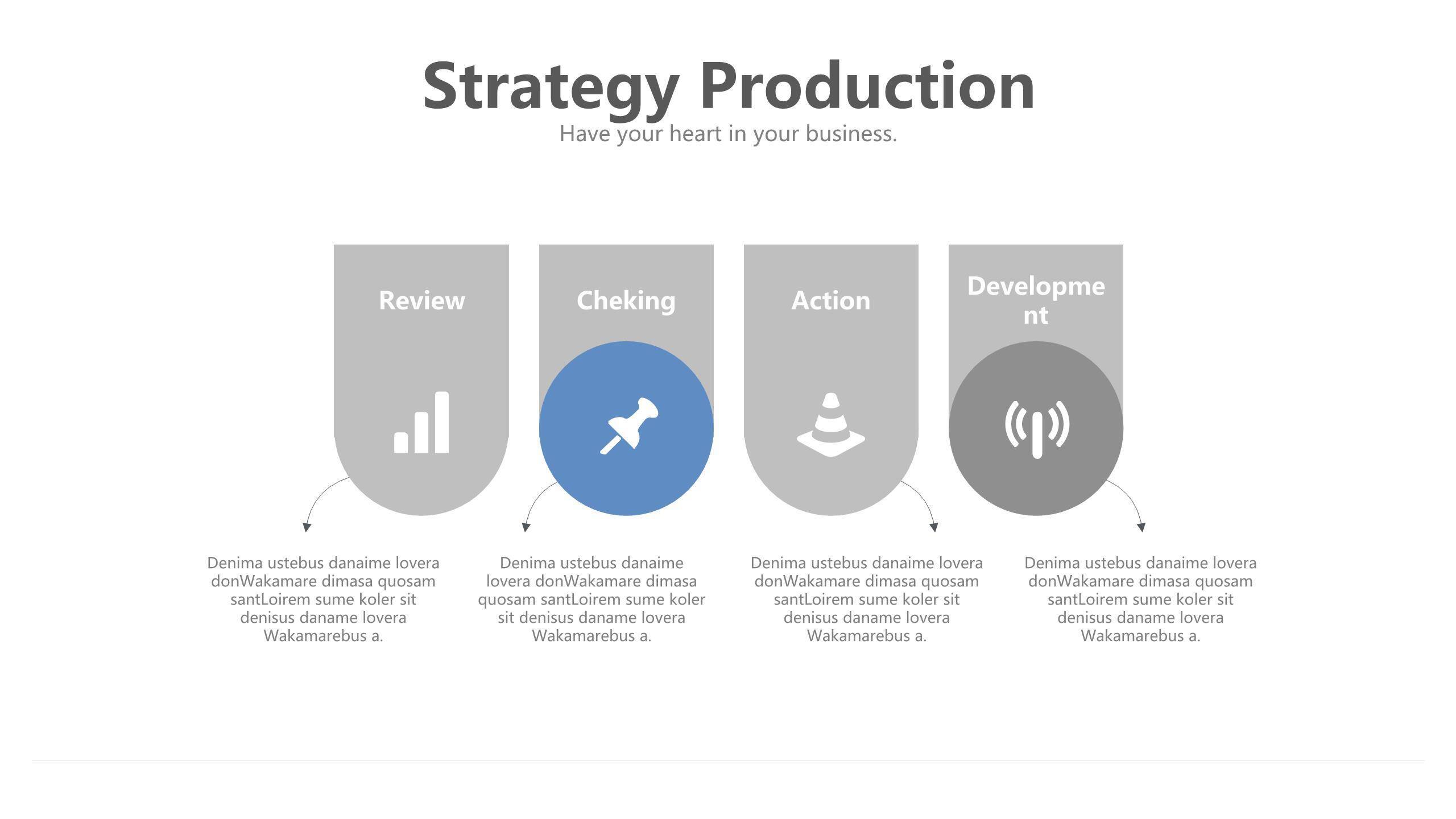 灰蓝色商务数据PPT图表模板4