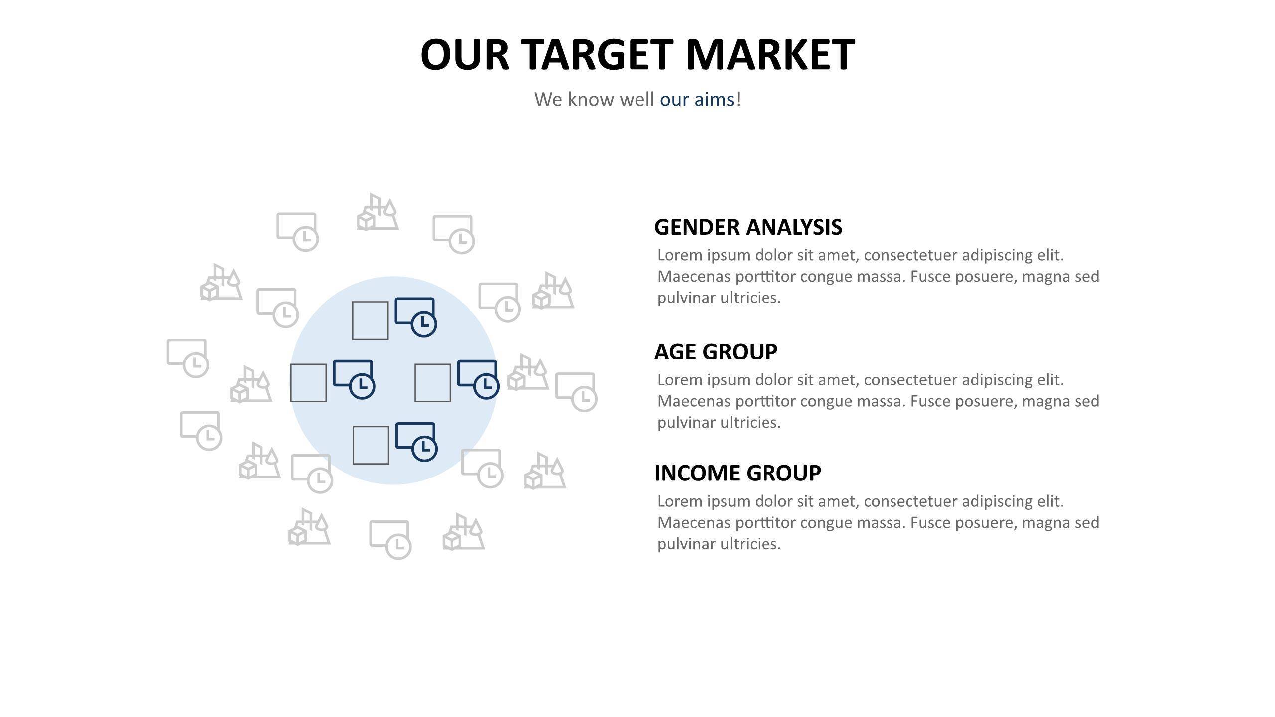 极简风格设计PPT图表模板8