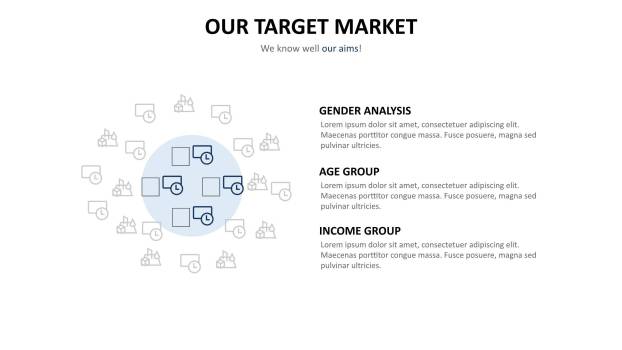 极简风格设计PPT图表模板8