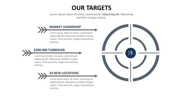 极简风格设计PPT图表模板9