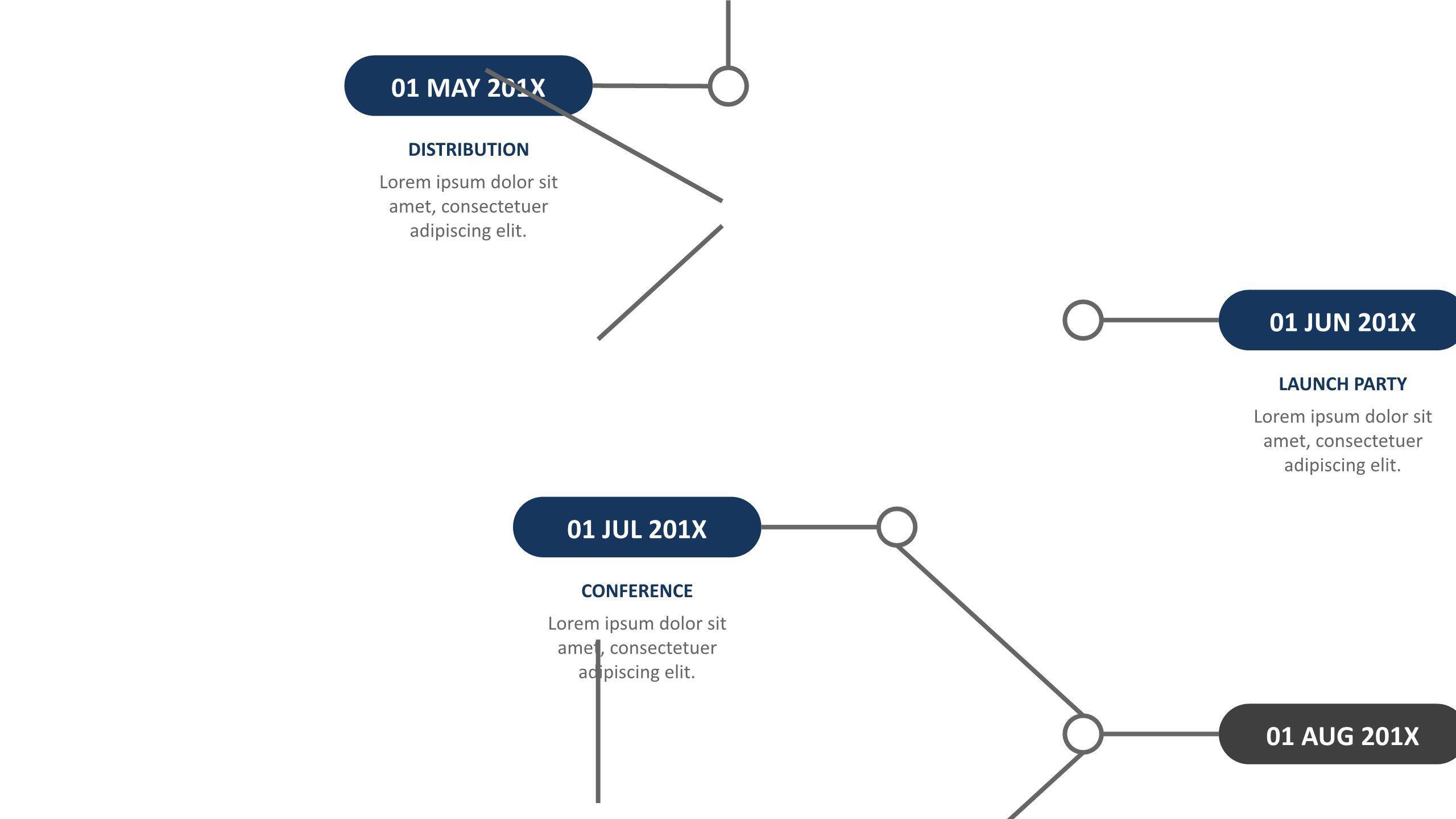 极简风格设计PPT图表模板3