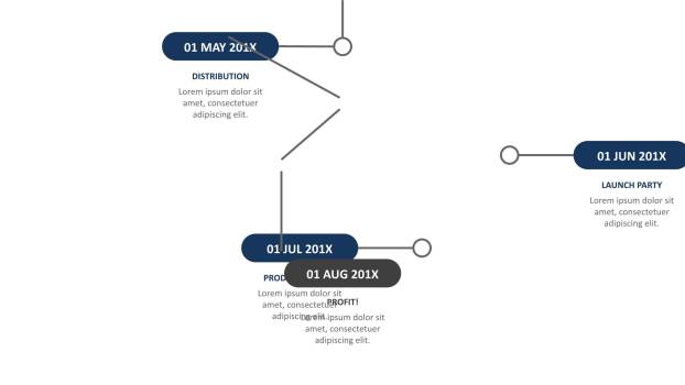 极简风格设计PPT图表模板4