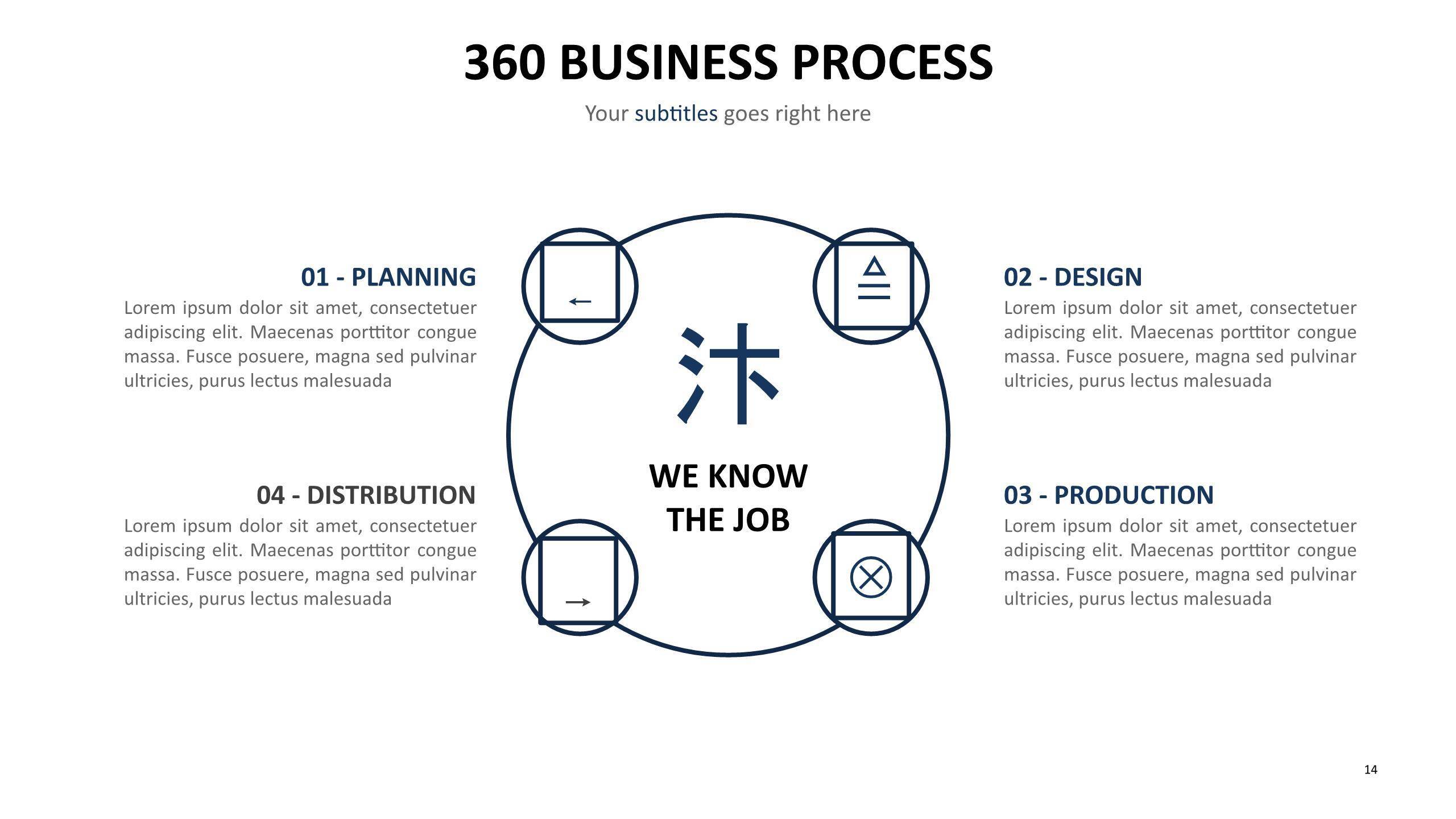 极简风格设计PPT图表模板5
