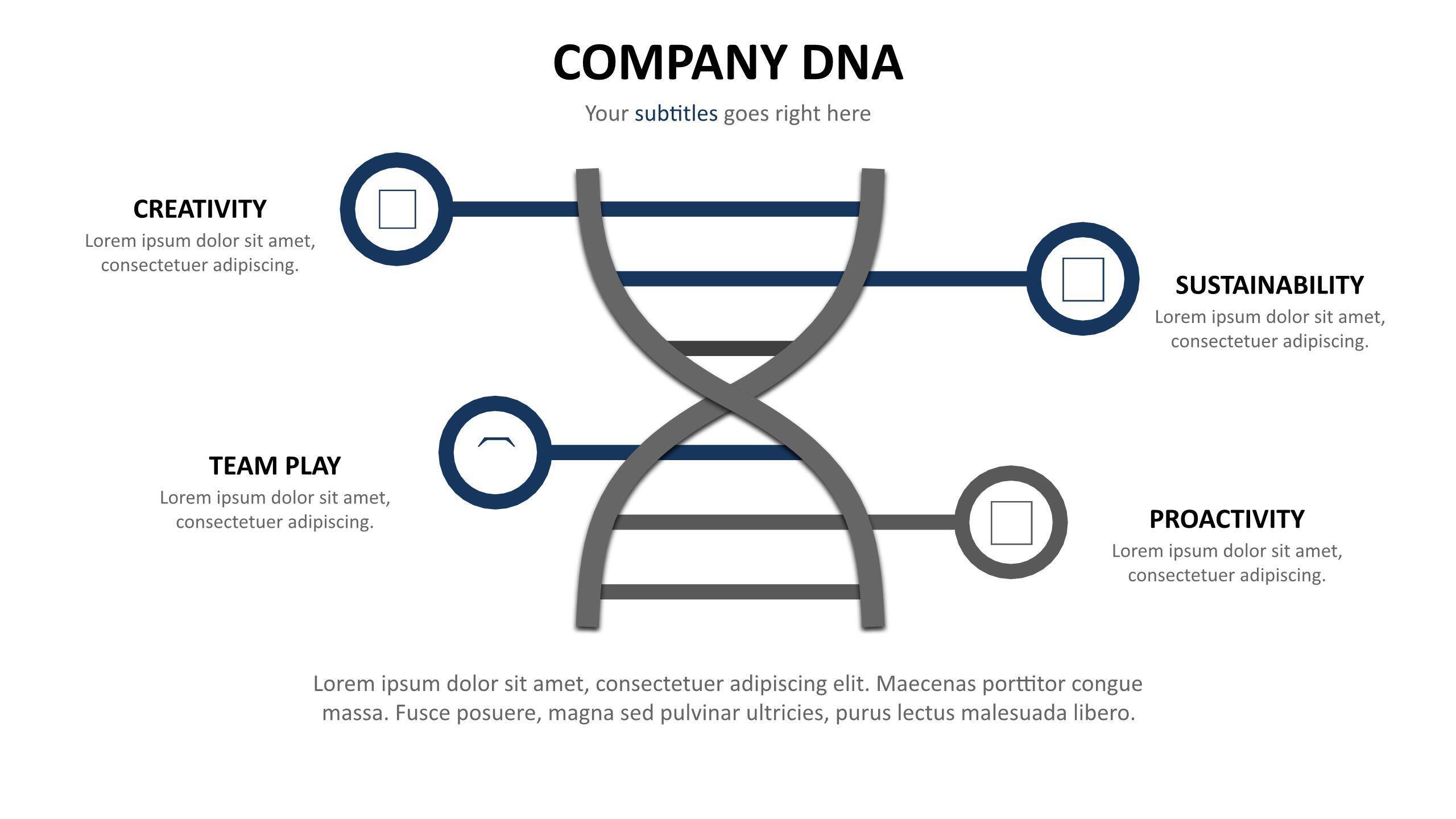 极简风格设计PPT图表模板6